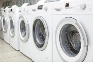 Sales of new washing machines in the store