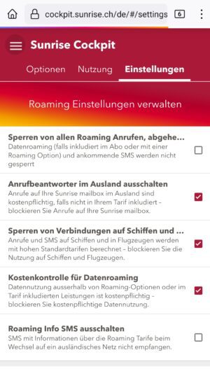 Mailbox ausschalten